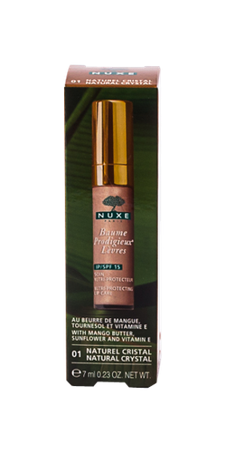 Image NUXE BAUME PRODIGIEUSE LEVRES NATUREL CRISTAL 7ML